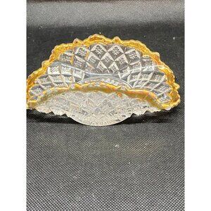 EAPG Possibly a Calling Card Dish Real Gold Trim